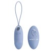 Ou Vibrator Julia Dream Chaser, Remote Control, 12 Moduri Vibratii, Silicon, USB, Albastru Deschis