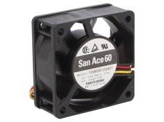 Ventilator axial 12V DC 60x60x25mm 46.8m3/h 39dBA cu rulment