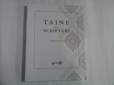 TAINE DIN SCRIPTURI foto