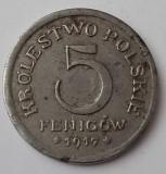 Polonia, 5 Fenigow 1917