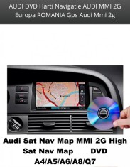 AUDI DVD CD Harti Navigatie AUDI MMI 2G Europa ROMANIA Gps Audi Mmi 2g