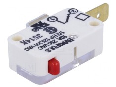 Micro&icirc;ntrerupător SNAP ACTION 10A 250VAC SPST-NC fără manetă
