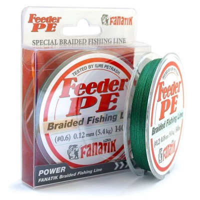 Fir Fanatik Feeder PE X4 140m / 0.12mm Green foto