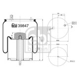 Febi Bilstein Burduf, suspensie pneumatica