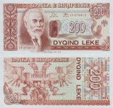 ALBANIA █ bancnota █ 200 Leke █ 1994 █ P-56 █ UNC █ necirculata