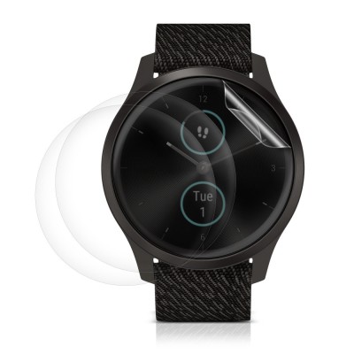 Set 3 Folii protectie pentru Garmin Vivomove Style, Kwmobile, Transparent, Silicon, 59434.1 foto