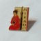 Insigna pin Mikado, cu gheisa japoneza