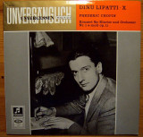 Vinil LP Dinu Lipatti &ndash; Konzert F&uuml;r Klavier Und Orchester Nr. 1 Op. 11 (VG++), Clasica