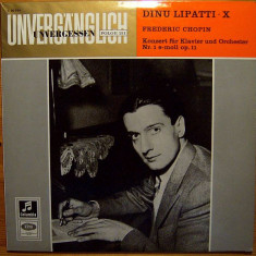 Vinil LP Dinu Lipatti – Konzert Für Klavier Und Orchester Nr. 1 Op. 11 (VG++)