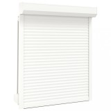 VidaXL Oblon rulant, alb, 110 x 130 cm, aluminiu
