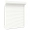 vidaXL Oblon rulant, alb, 110 x 130 cm, aluminiu