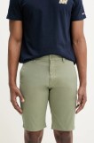 Tommy Jeans pantaloni scurti barbati, culoarea verde, DM0DM21950