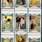 AJMAN, PICTURA JAPONEZĂ - SERIE COMPLETĂ MNH