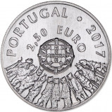 Portugalia 2,5 Euro 2017 (Caretos from Tras-os-Montes) KM-875 UNC !!!, Europa, Cupru-Nichel