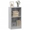 Gossi biblioteca, gri sonoma, 40x24x76 cm, lemn prelucrat
