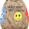 Kanye Lucky Me I Sees Ghosts Letter Pattern Print Crew Neck Sweatshirt Hip Ho