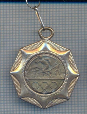 AZ 158 MEDALIE SPORTIVA - ATLETISM - CERCURI OLIMPICE -PANGLICA TRICOLOR FRANTA foto