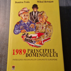 1989 Principiul dominoului prabusirea regimurilor comuniste europene D. Preda