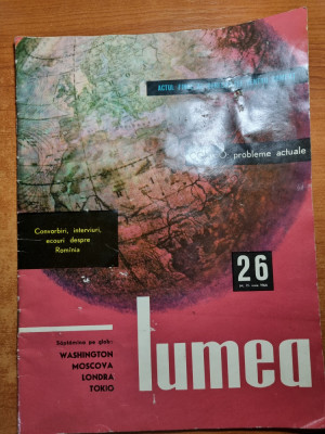 revista lumea 25 iunie 1964 foto