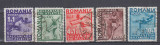 ROMANIA 1937 LP 121 A 8-a BALCANIADA DE ATLETISM SERIE STAMPILATA, Stampilat