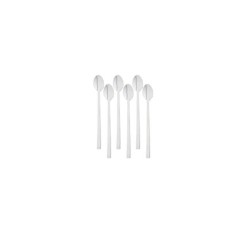 Set 6 linguri pentru bautura Ernesto, lungime 20 cm, otel inoxidabil