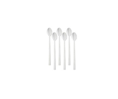 Set 6 linguri pentru bautura Ernesto, lungime 20 cm, otel inoxidabil foto