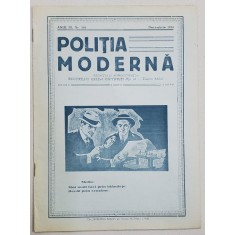 POLITIA MODERNA , REVISTA LUNARA DE SPECIALITATE , LITERATURA SI STIINTA , ANUL IX , NR. 106 , DECEMBRIE , 1934