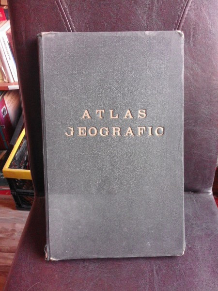 Atlas Geografic - Otto Herkt (text in limba germana)