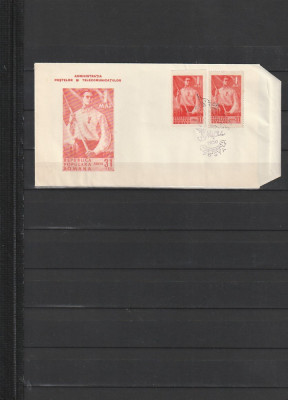 RO - FDC - 1 MAI - DANTELAT SI NEDANTELAT ( LP 264 + 264 A ) 1950 ( 1 DIN 1 ) foto