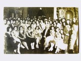 Rara! Carte post.Socec foto Berman:Ministru de Interne Al.Vaida-Voevod(Prim-ministru 1933) in mijlocul concurentelor Concursului de Frumusete 1928-30