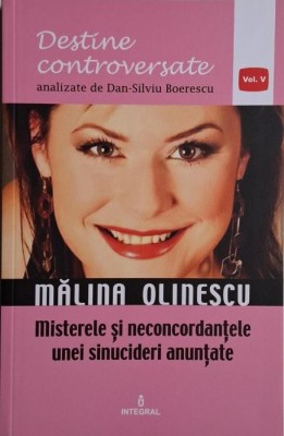 Malina Olinescu. Misterele si neconcordantele unei sinucideri anuntate &amp;ndash; Dan-Silviu Boerescu foto