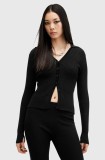 AllSaints cardigan CRUZ femei, culoarea negru, W105KB
