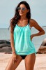 Eross costum baie Leopard Tankini S Blue