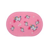 Covoras decorativ pentru copii, Unicorni Roz, 60x90 cm, ATU-084362, Oem