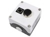 Casetă de comandă 1 buton metalic IP67
