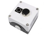 Casetă de comandă 1 buton metalic IP67