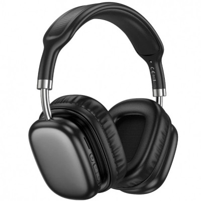 Handsfree Bluetooth HOCO W52, A2DP, Negru foto