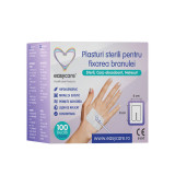 Plasturi Fixare Branule Easycare 6x8 cm, Sterili, Autoadezivi, 100 buc/cutie