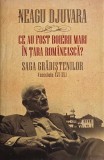 Ce au fost boierii mari in Tara Romaneasca? Saga Gradistenilor (secolele XVI-XX) - Neagu Djuvara (coperta putin uzata)