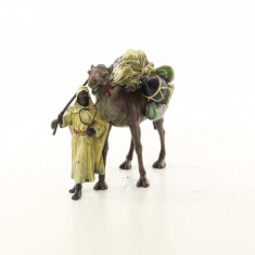 Arab cu dromaderul - statueta vieneza din bronz masiv ND-36