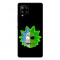 Husa compatibila cu Samsung Galaxy A42 5G Silicon Gel Tpu Model Rick And Morty Alien