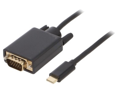 Cablu adaptor D-Sub 15pin la USB-C foto