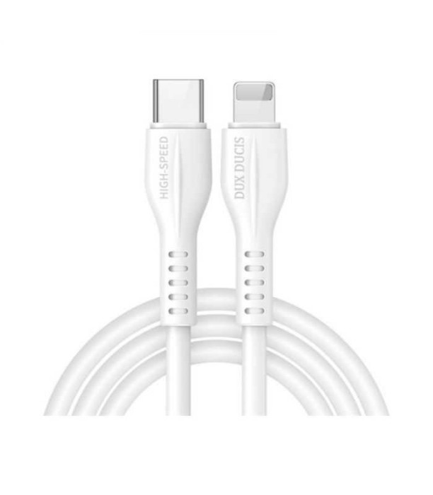 Cablu Type C - Iphone lightning 1m 3A 20W alb Dux Ducis