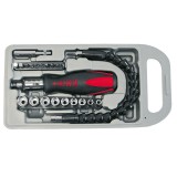 SET VARFURI SI TUBULARE CU SURUBELNITA CLICHET - 23P., Proline