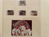 insulele virgine serie timbre spatiu cosmos apollo aselenizare nestampilate MNH
