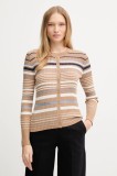 United Colors of Benetton cardigan culoarea maro, light, 1E3RE502D