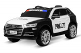 Masinuta electrica de politie Audi Q5 90W 12V 7Ah echipata PREMIUM Police