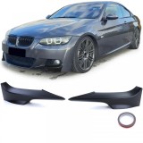 Spoiler splitter cu aripi frontale, negru mat, potrivit pentru BMW Seria 3 E92 E93 06-10 Performance AutoTuning