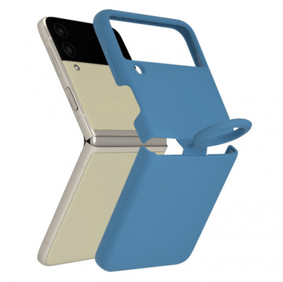 Husa Techsuit Soft Edge Silicon Samsung Galaxy Z Flip 3 5G - Denim Blue foto