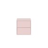Boxie 2 fi&oacute;kos fali szekr&eacute;ny 40x40x37 cm pink